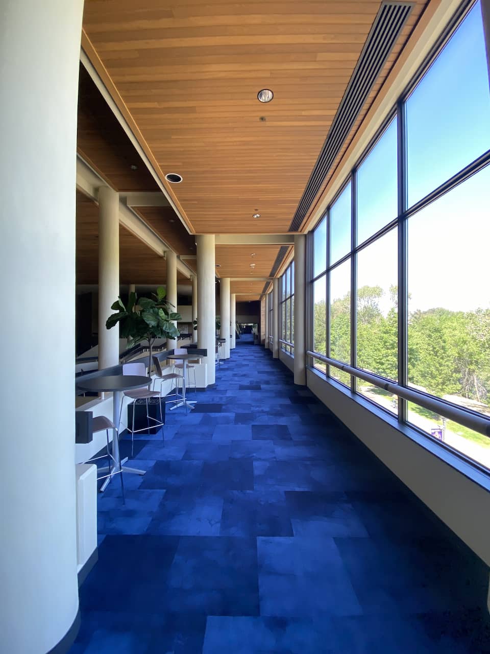 A hallway in the Morrison Center