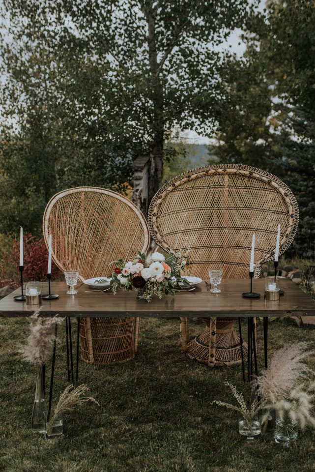 Outdoor Wedding Decoration by Emily Aitken Events