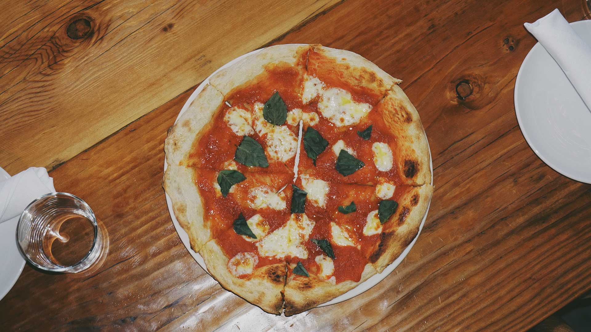 The Margherita Pizza from the Wylder