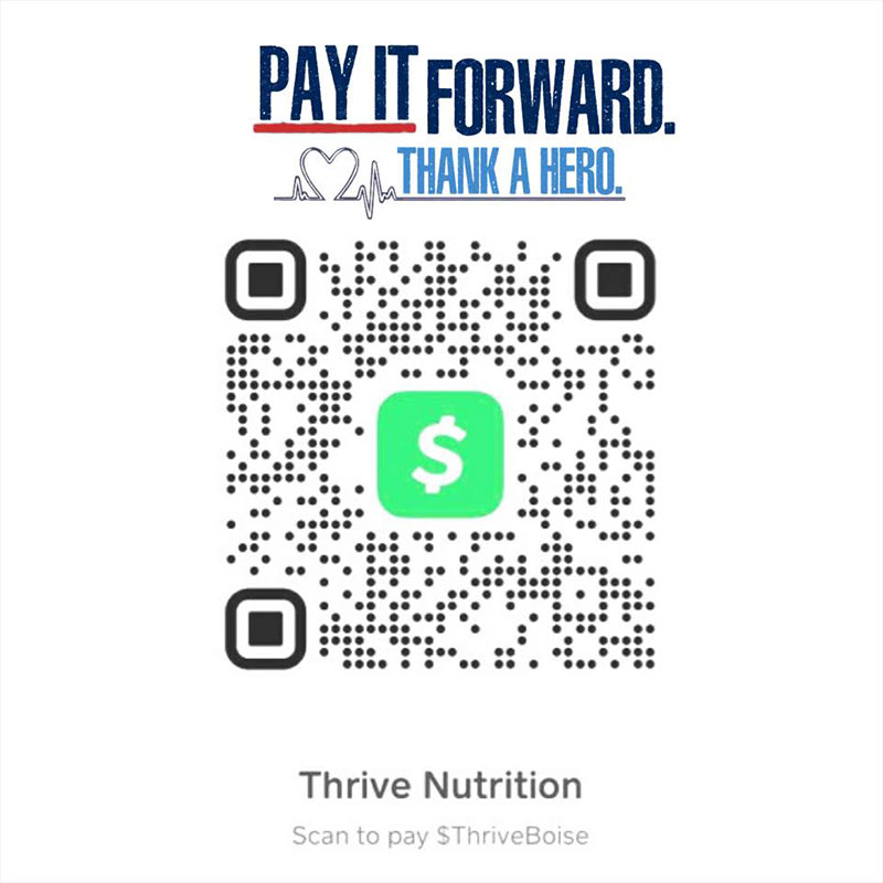 Thrive Nutrition CashApp in Boise