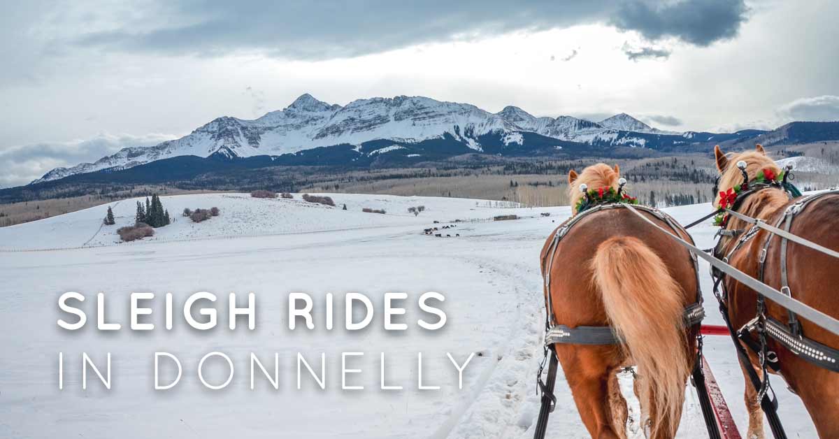 Sleigh Rides in Donnelly