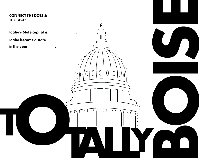 Totally Boise Printable Capitol